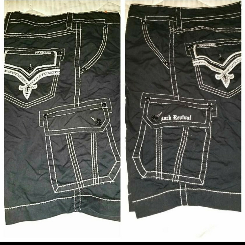Men's Rock Revival Cargo Shorts